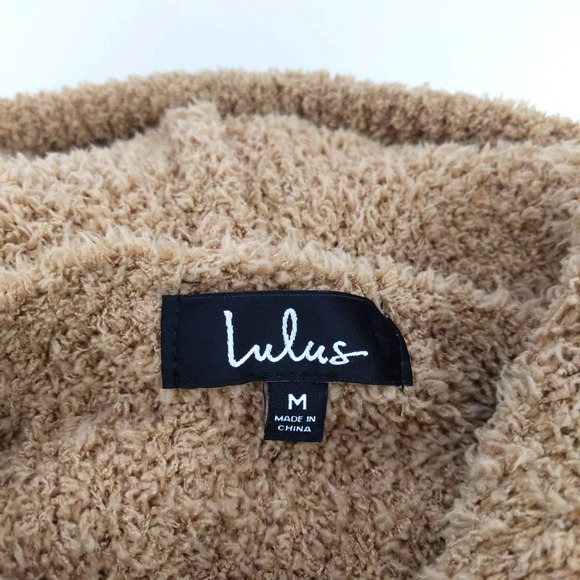 Lulus Cozy Teddy Hoodie In Camel - Picture 5 of 7